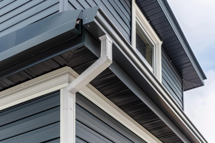 aluminum rain gutters