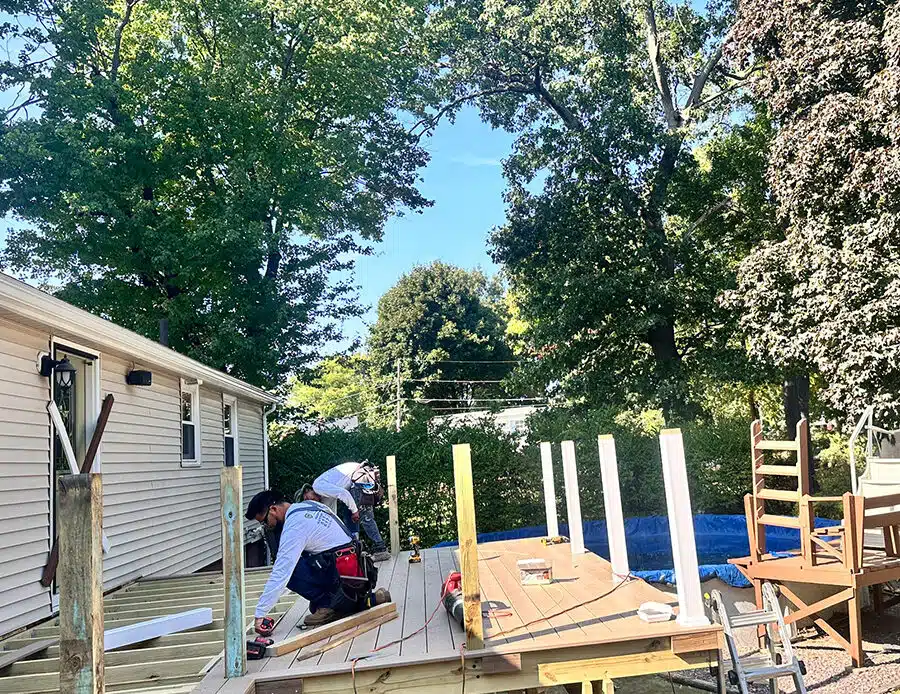 Hamilton MA Composite deck builders