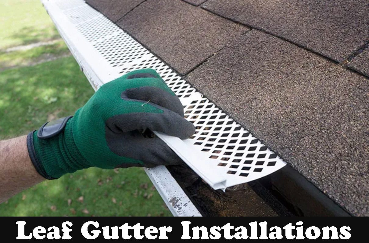 leaf-gutter-installations Boston and North Shore