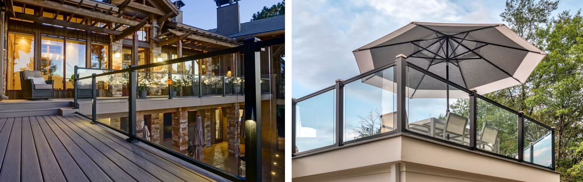 Trex-Glass-Deck-Railings-Boston-northshore-MA