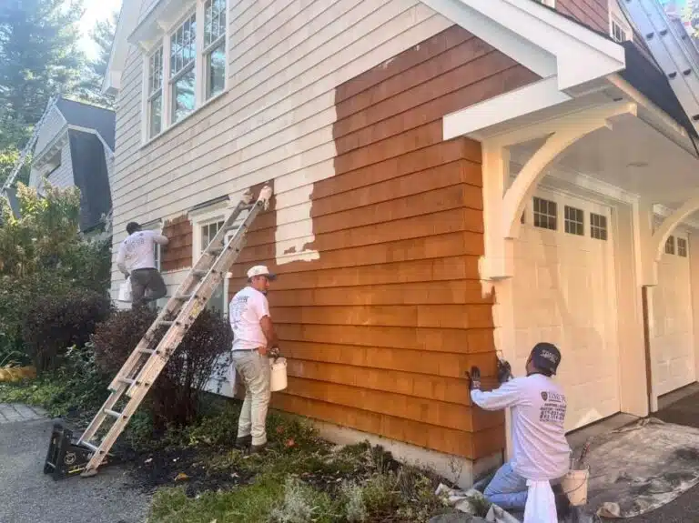 siding painting vinyl aluminum wood Manchester by the Sea MA exterior painters near me