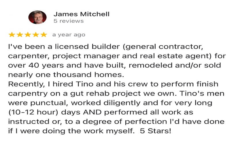Deck Construction Customer Review