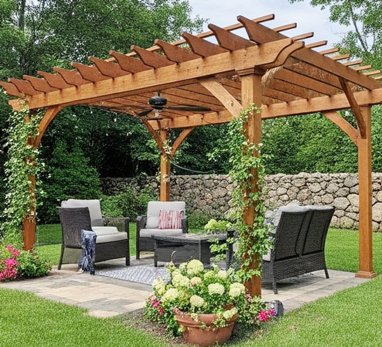 custom-garden-pergola-Reading-MA