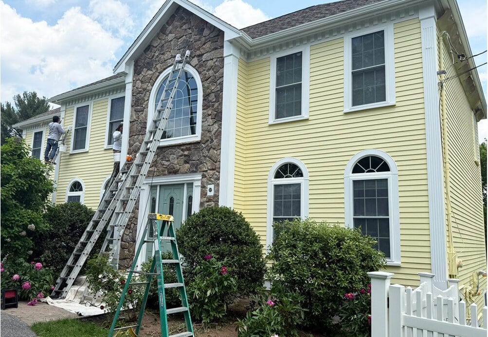 Outdoor home painting in Ma