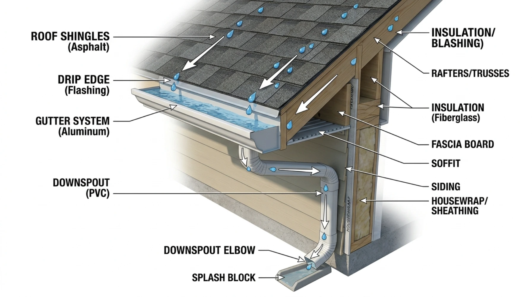 Path Gutter Why Gutters, Fascia & Siding Fail Together — MA Experts Guide | TINOS Inc