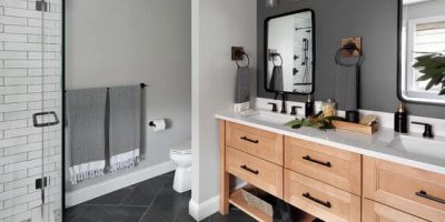 Accent Walls bathroom painting