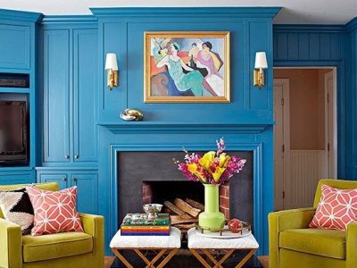 Bold Colors Living Room Painters Near Me