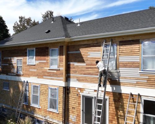 Cedar Shingles Exterior Painting west newbury Essex County MA