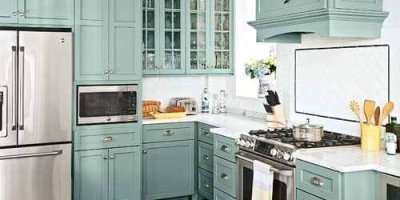 kitchen cabinet interior Chalk Paint