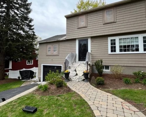 Exterior Painting After Painting Job by TINOS Inc