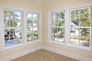 double-hung windows