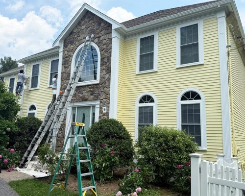 Outdoor home painting in Ma