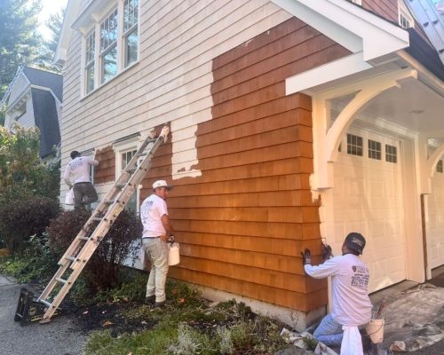 siding painting vinyl aluminum wood Manchester by the Sea MA exterior painters near me